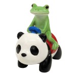 【Copeau】 パンダの乗り物にのるカエル
