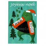 〔やぎー〕 ポストカード1　クリスマスカード